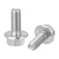 thumbnail image 1 of M5x10mm Hex Flange Bolts 304 Stainless Steel Polishing 25 Pack, 1 of 5