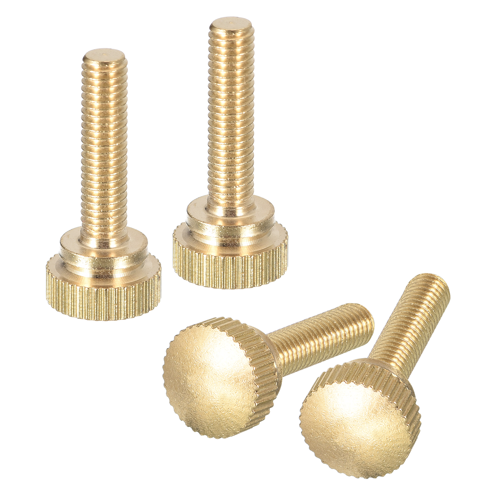 Carbon Steel Clamping Knurled Knobs M6 Male Thread Knurled Thumb Screws