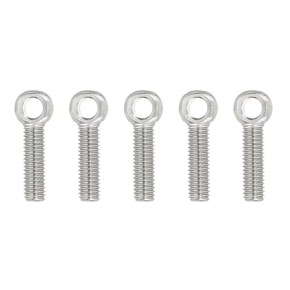 Uxcell Lifting Shoulder Eye Bolts, Machinery Shoulder Lifting Screw Bolt 304 Stainless Steel Threaded Screw Eyebolt M5x23mm 5