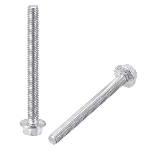 M5x50mm Hex Flange Bolts 304 Stainless Steel Polishing 25 Pack