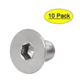 thumbnail image 1 of M5x8mm 316 Stainless Steel Countersunk Flat Head Hex Socket Cap Screw 10pcs, 1 of 5