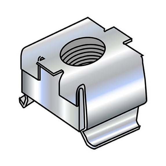 M6 093-126 Metric Cage Nuts Zinc (Pack Qty 1,000) BC-M6-093NCAG