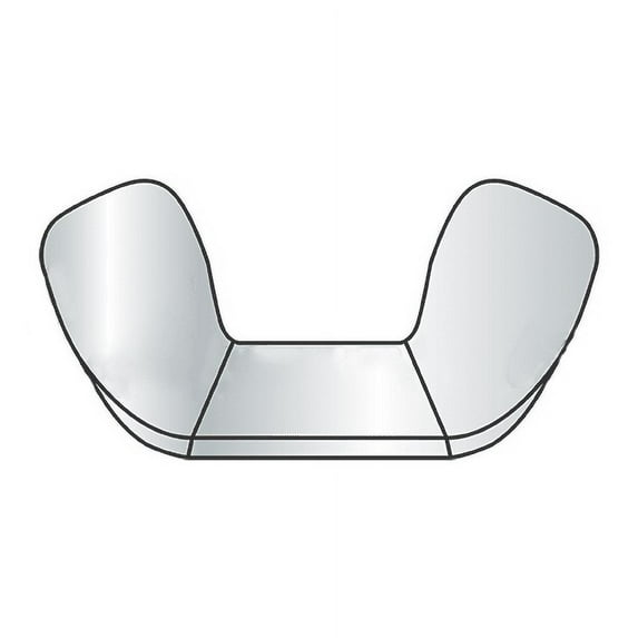 M6-1.0 Cold Forged Wing Nuts / Steel / Zinc (Quantity: 2,000 pcs)