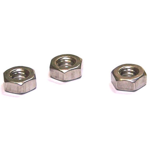 M6-1.0 Finished Hex Nuts / Class 6 / Zinc / DIN934 - 5000 Piece Carton