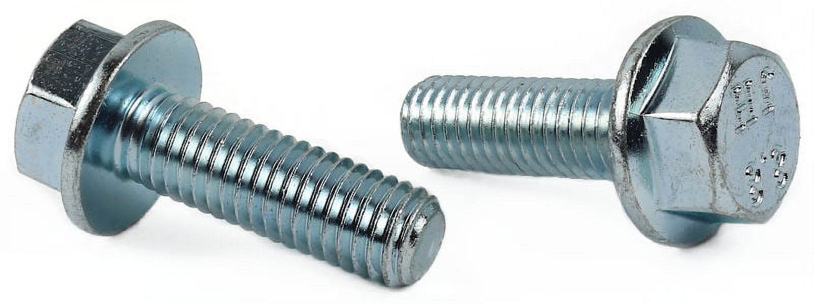 50 Vis Hexagonales Fendues M6-1,0 X 20 Mm - Pour Plaque D'immatriculation, Acier, Marque AU-VE-CO