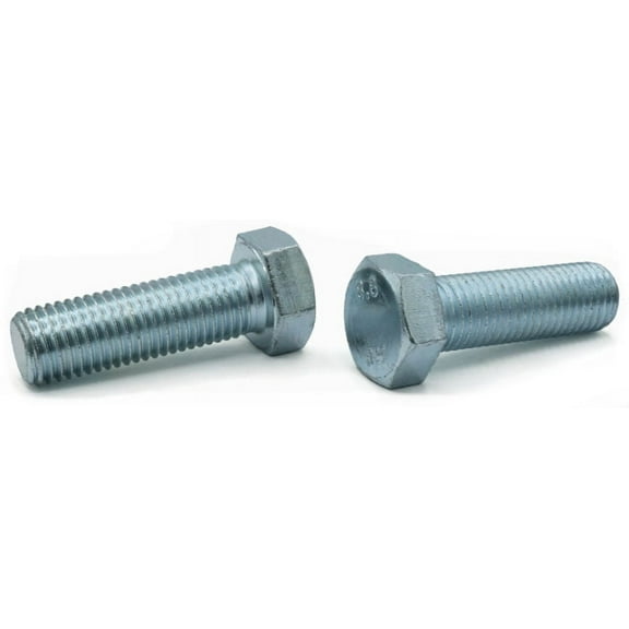 M6-1.0 x 28 mm Hex Cap Screws / Grade 8.8 / Zinc / Full Thread / DIN933 - 1000 Piece Carton