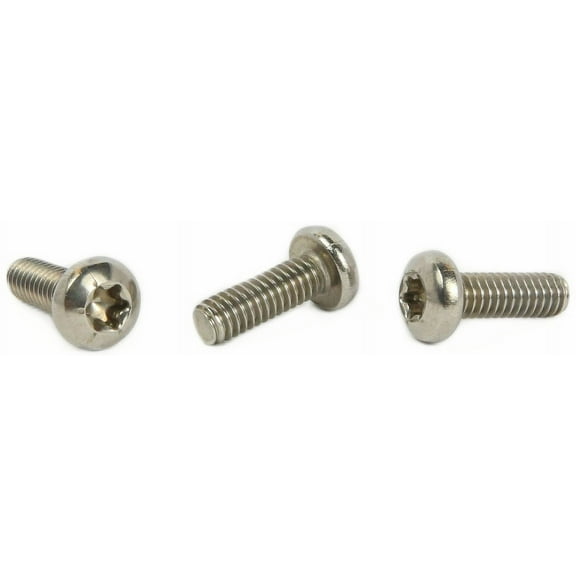 M6-1.0 x 35 mm Machine Screws / Six-Lobe (Torx) / Pan Head / 18-8 Stainless Steel / ISO7045 - 500 Piece Carton