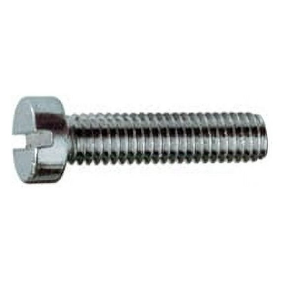 M6-1.00 x 25mm Machine Screws / Slotted / Cheese Head / 18-8 Stainless Steel (Quantity: 1200 pcs)