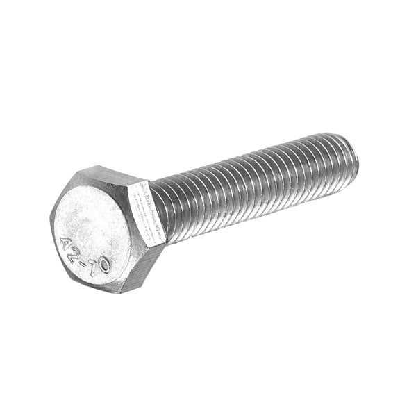 M6-1 x 30mm Left Hand Hex Head Bolt, 304 Stainless Steel Reverse Fully Threaded  Fastener Screws Bolts for Machinery, Automobiles and Construction