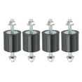 thumbnail image 1 of M6 30x30mm Rubber Isolator Mounts Shock Absorber Anti-Vibration Isolation Damping Mounts, 4 Pcs, 1 of 7
