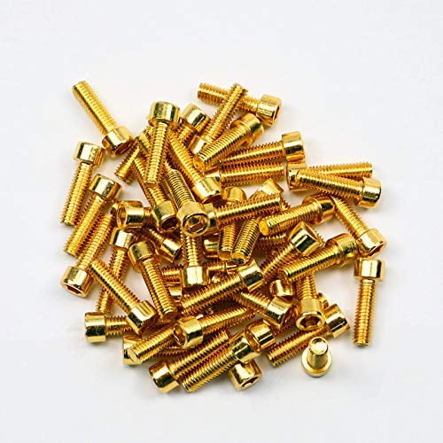 M6 50 pcs Fairing Body Inner Hexangular Bolts Screws Socket Cap Head Screw Universal Motorcycle Cafe Racer