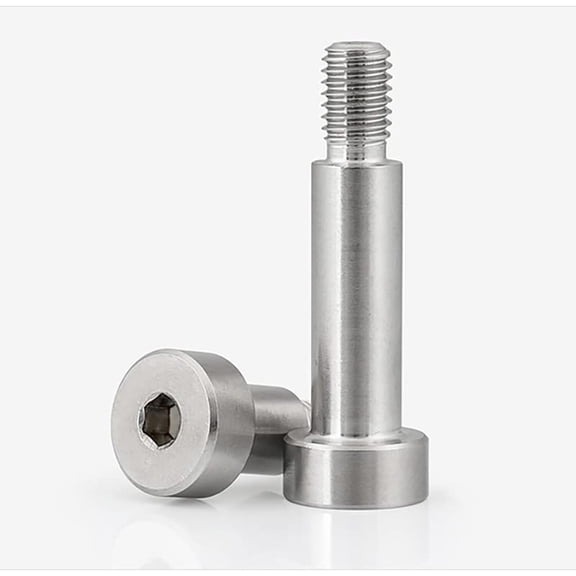 M6 Allen Round Bolt Shoulder Male Screw Internal Hexagon Socket Smooth Thread 304 Stainless Steel Machine fasteher - (Size: M6x16mm (1pcs))