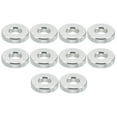 thumbnail image 1 of M6 Aluminum Spacers, 10 Pcs Metal Spacer Aluminum 6.2mm ID x 15mm OD x 3.5mm L for 1/4" or M6 Screw Bolts, 1 of 5