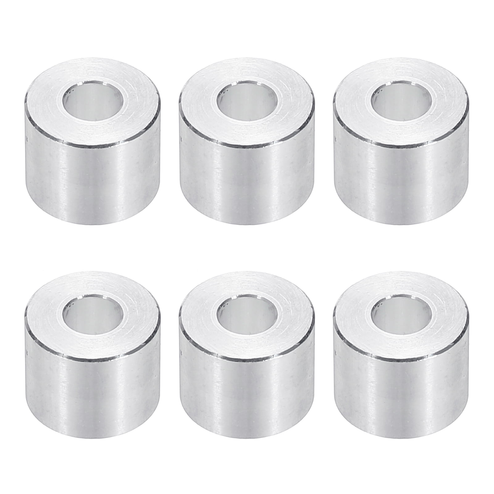 M6 Aluminum Spacers, 6 Pcs Metal Spacers Aluminum 6.2mm ID x 15mm OD x ...