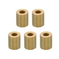 thumbnail image 1 of M6 Brass Spacers, 5 Pcs Metal Spacer Brass 6mm ID x 12mm OD x 15mm L Screw Standoff for 1/4inch or M6 Screw Bolts, 1 of 5
