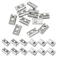 thumbnail image 1 of M6 Half Round Roll in Spring T Nuts 4545 Series Carbon Steel T Slot Spring Nuts Silver, 12 Pcs, 1 of 7