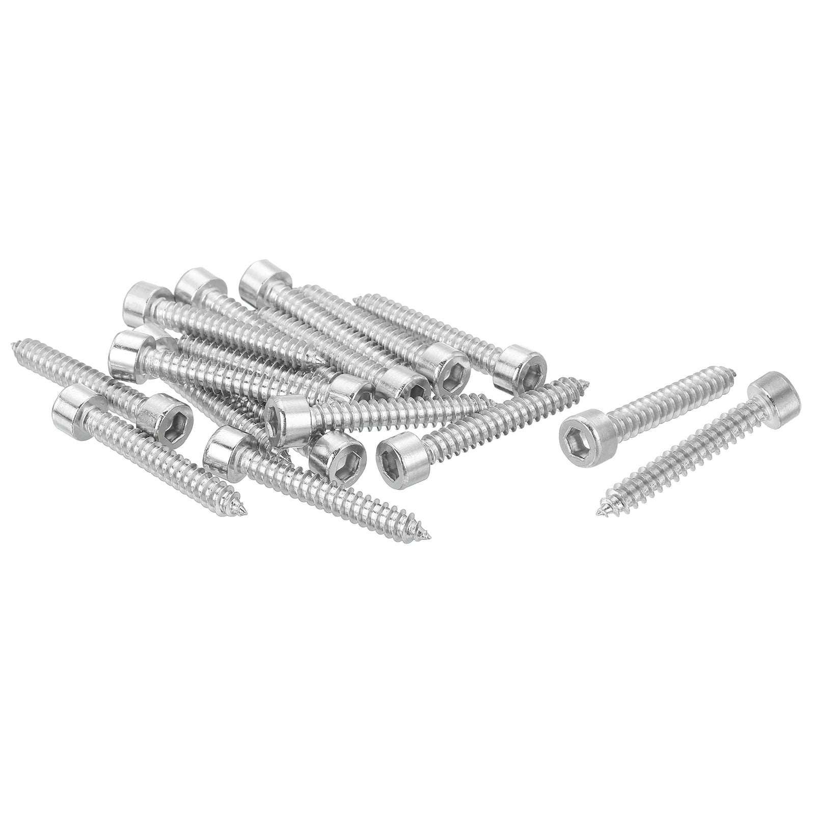 M6-1x60 Socket Head Cap Screws Bolts - 15Pack - Good For Road Bicycle