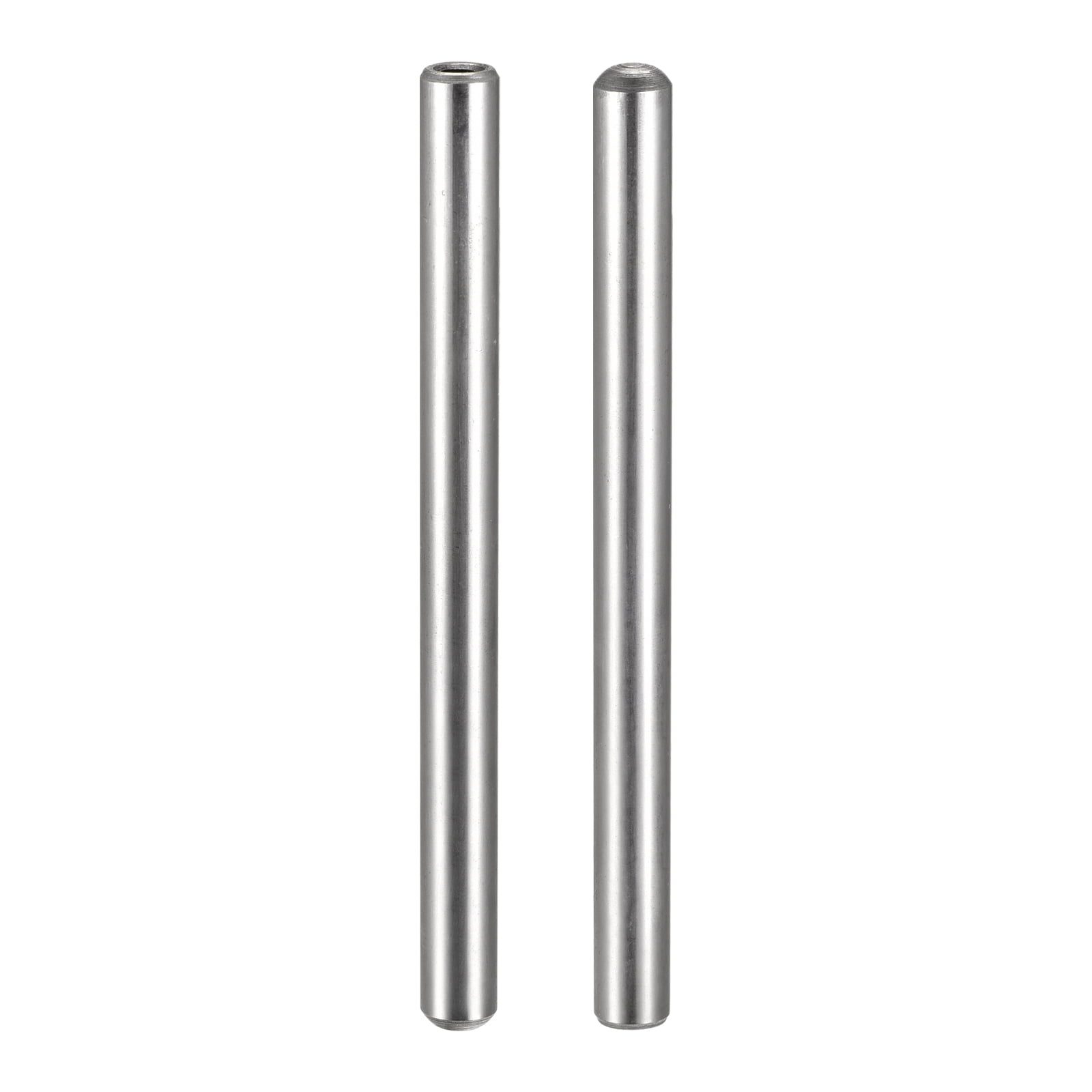 M6 Internal Thread Dowel Pin 2 Pack 12x150mm Chamfering Flat Carbon ...