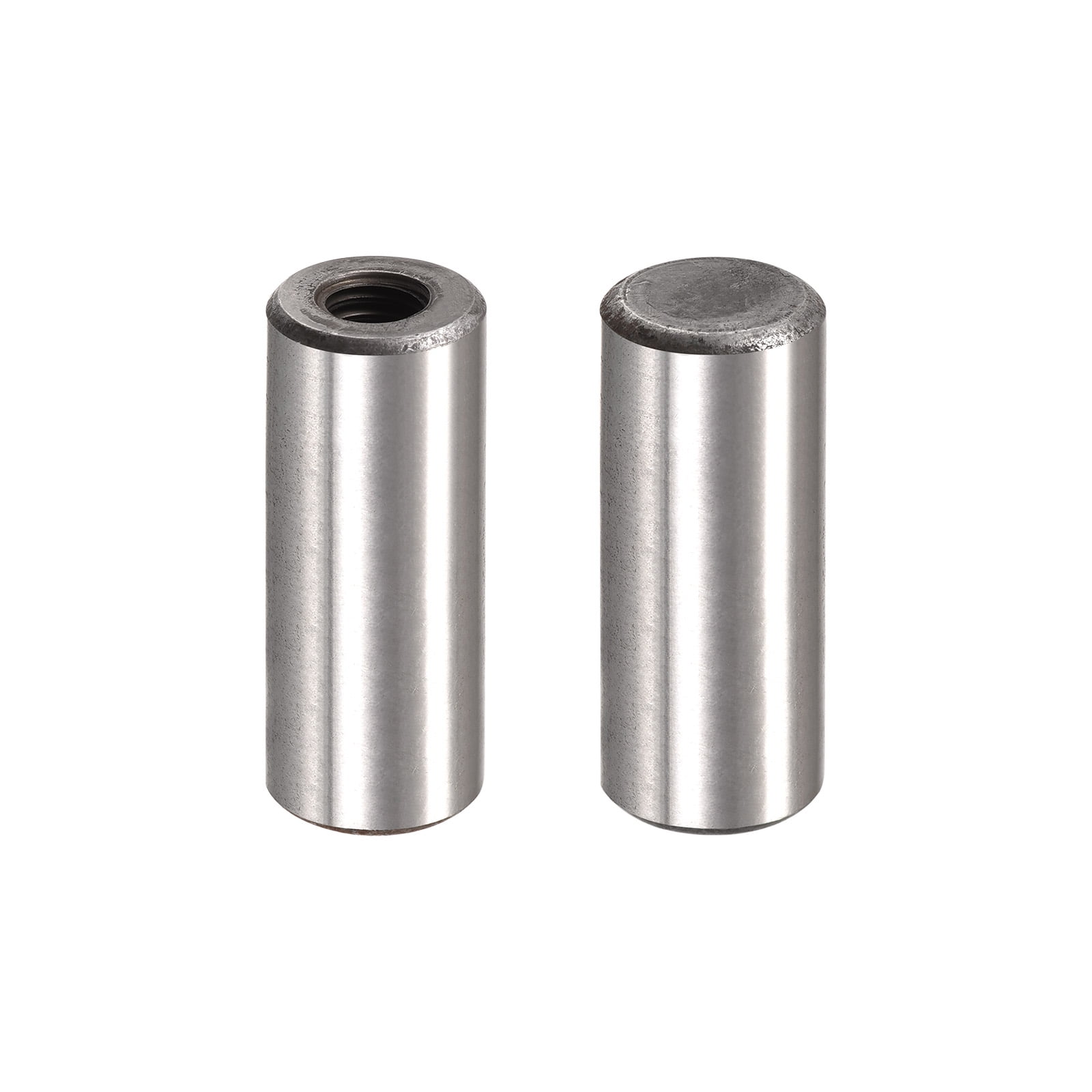 M6 Inner Thread M6 Internal Thread Dowel Pin 2 Pack 12x30mm Chamfering Flat Carbon ...