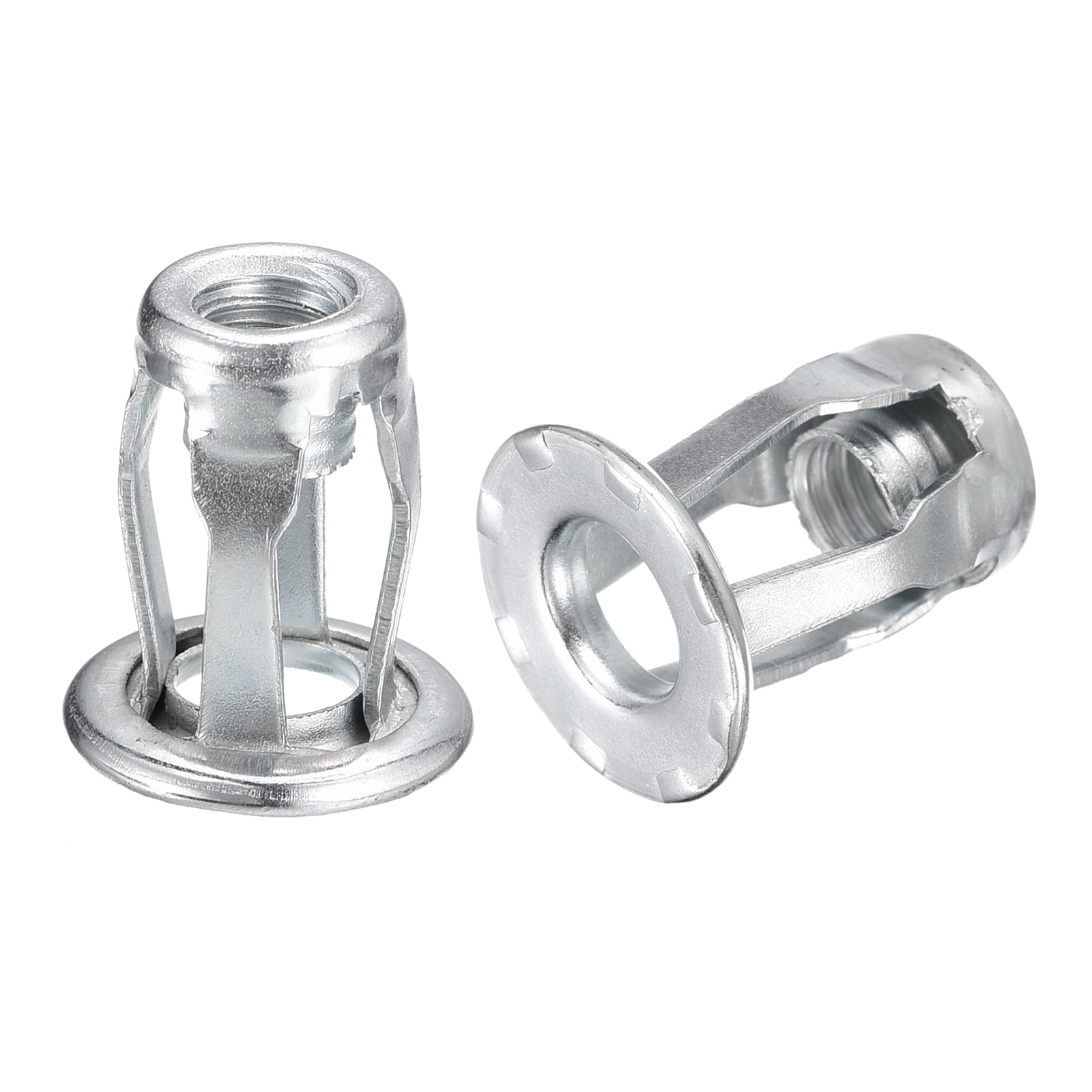 M6 Jack Nuts, 5 Pack Threaded Insert Nut Carbon Steel Rivet Nuts, 18.6mm Length