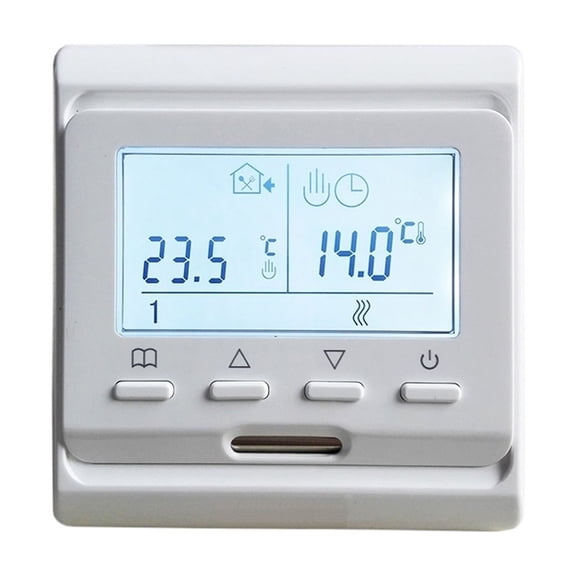 M6 LCD 16A Weekly Programmable Electric Digital Floor Heating Room Air Thermostat, Warm Floor Controller ,Easy to Operate
