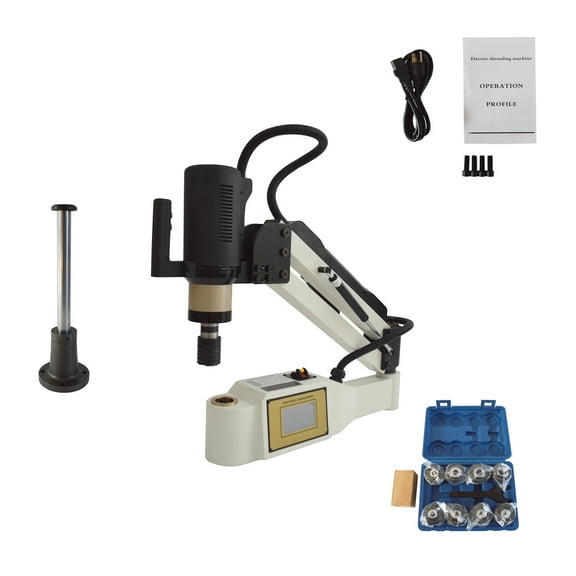 M6-M30 Universal 360 Electric Tapping Machine Touch Screen Drilling Milling Tapping Machine 220V