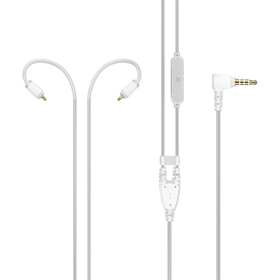 M6 PRO Replacement Headset Cable with In-line Microphone and Remote (2nd generation) (Clear)