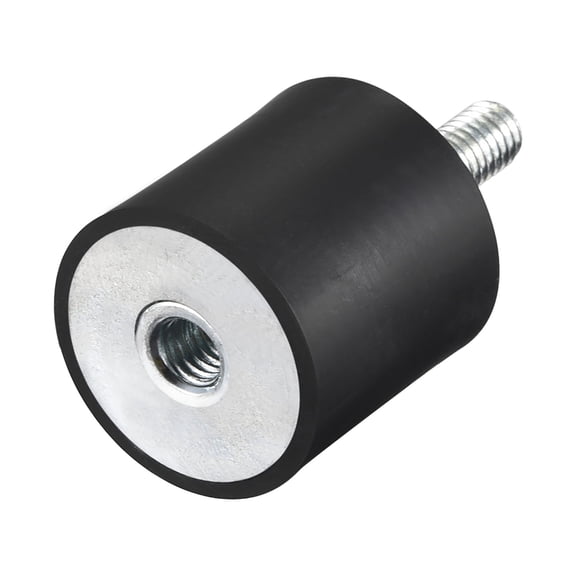 M6 Rubber Mounts Shock Absorber Anti Vibration Isolators 25 x 25mm