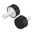 thumbnail image 1 of M6 Rubber Vibration Shock Absorption Mount w Thread Stud, 0.71"x 0.31" 8pcs, 1 of 5