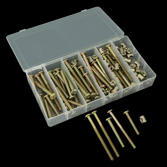 , M6 Socket Head Screw 100PCS For Crib Bunk Bed Furniture Cot, Barrel