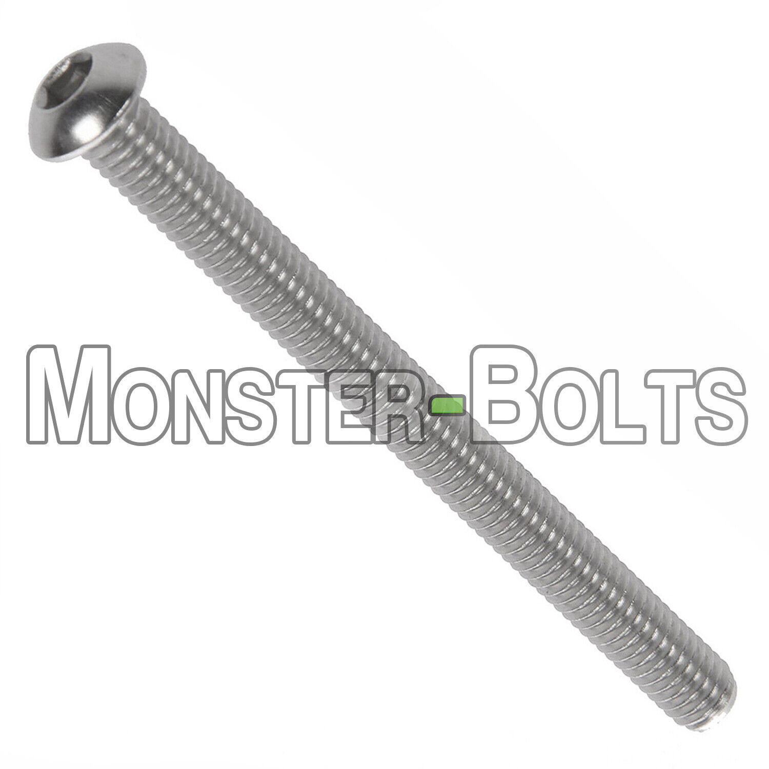 M6 Stainless Steel Button Head Socket Cap Screws A2, Metric ISO 7380 1.