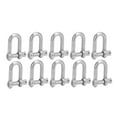 M6 Straight D Shackle Short Stainless Steel D Rigging Shackle Hooks