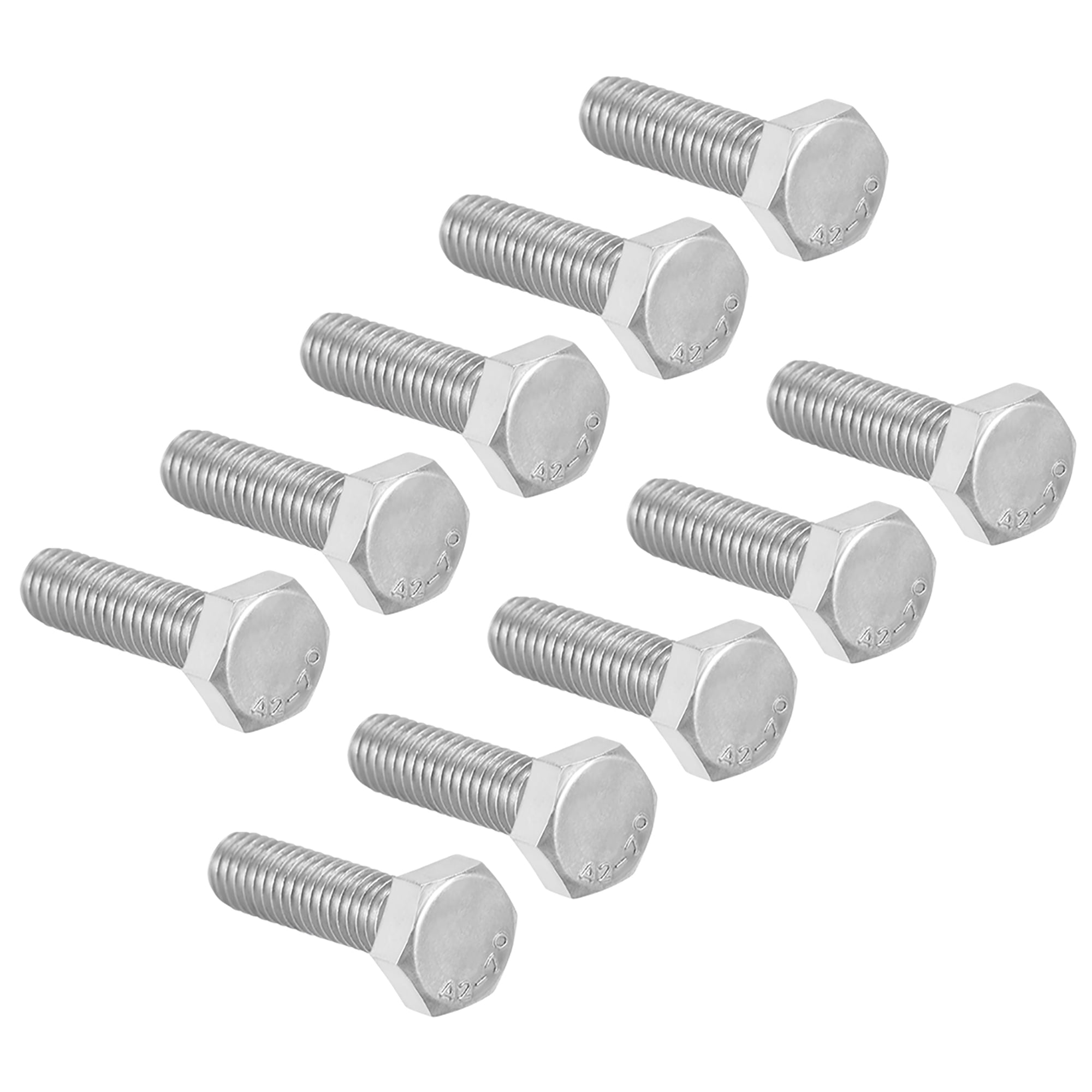Flangehex Concrete Screws M6 X 75mm - 100 Pack, Zinc Plated For Masonry & Brick