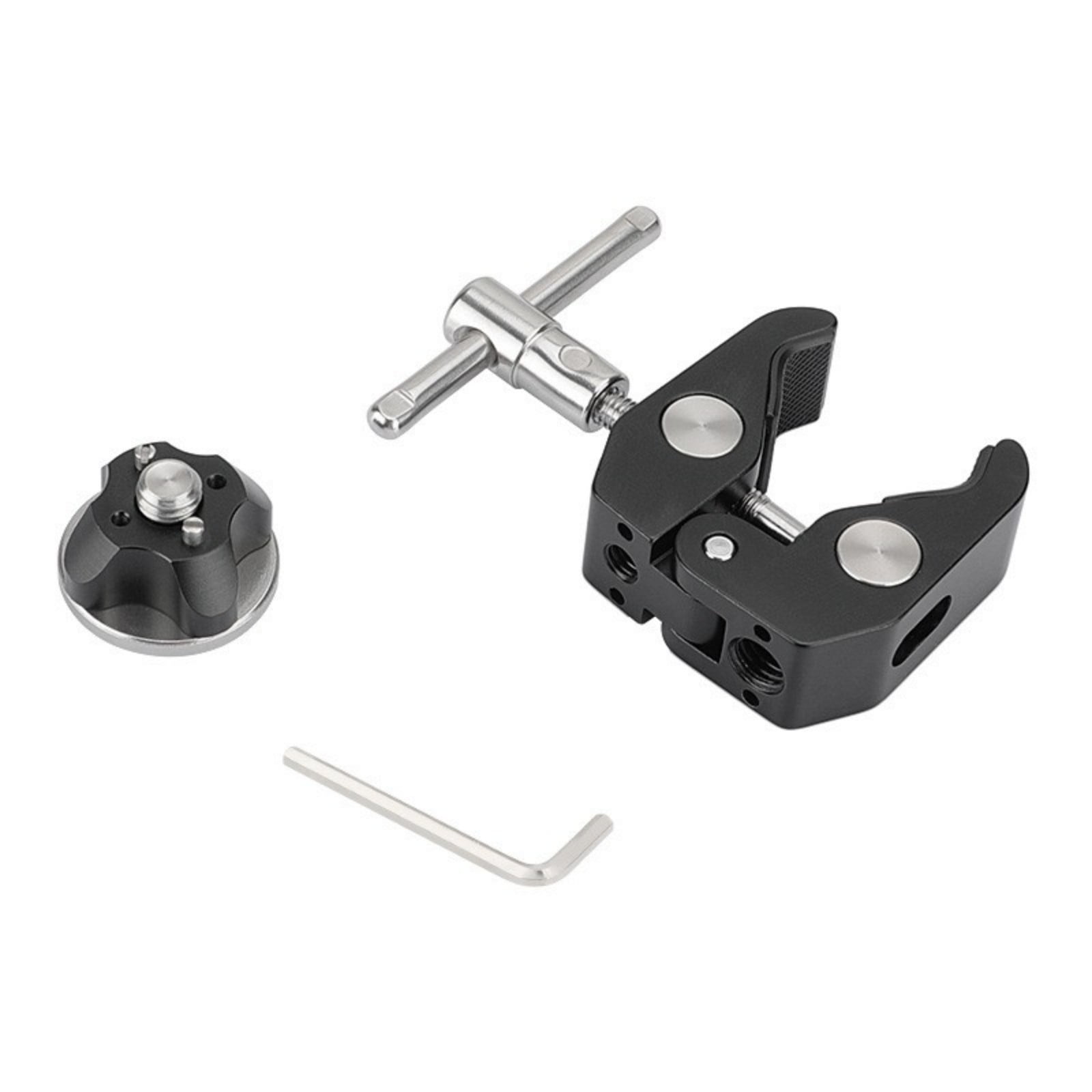 M6 Thread Rosette Mount 1/4-20 Mounting Screw Clamp Locating Pins For ...