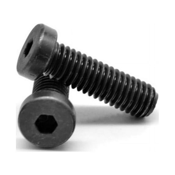 M6 x 1.00 x 16 mm - FT Coarse Thread DIN 7984 Class 10.9 Socket Low Head Cap Screw, Alloy Steel - Black Oxide - 2000 Piece