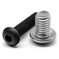 thumbnail image 1 of M6 x 1.00 x 8 mm - FT Coarse Thread ISO 7380 Class 12.9 Socket Button Head Cap Screw, Alloy Steel - Black Oxide - 1250 Piece, 1 of 1
