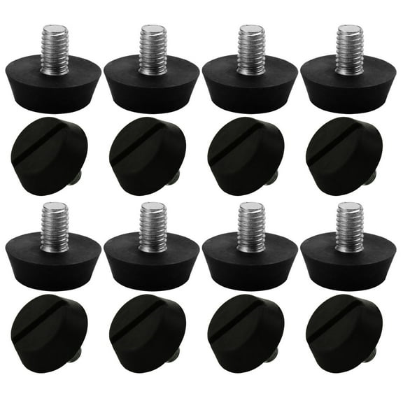 M6 x 10 x 20mm Leveling Feet Adjustable Leveler Protector for Sofa Leg 16pcs