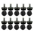 thumbnail image 1 of M6 x 13 x 20mm Leveling Feet Adjustable Leveler Protector for Sofa Leg 20pcs, 1 of 7