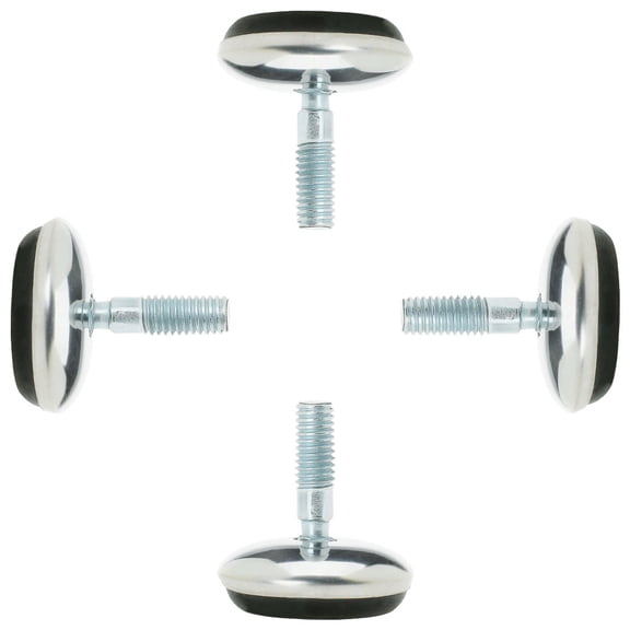 M6 x 13 x 30mm Leveling Feet Adjustable Leveler for Furniture Chair Leg 4pcs