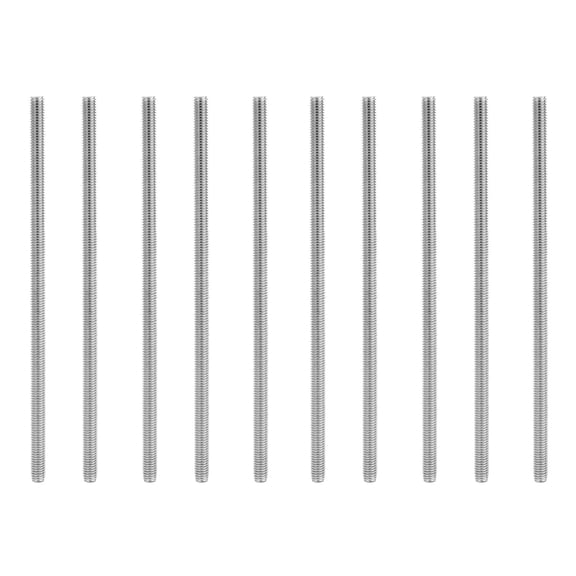 M6 x 150mm 304 Stainless Steel Fully Threaded Rod Bar Studs Hardware 10 Pcs