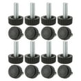 thumbnail image 1 of M6 x 18 x 18mm Hand Screw Leveling Feet Adjustable Leveler for Table Leg 16pcs, 1 of 7