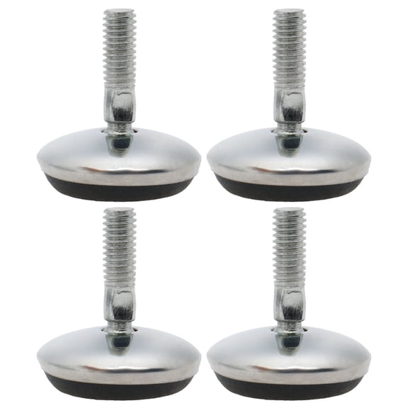 M6 x 18 x 30mm Leveling Feet Adjustable Leveler Support for Table Sofa Leg 4pcs
