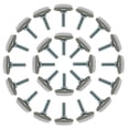 thumbnail image 1 of M6 x 20 x 30 Leveling Feet Protector Floor Adjustable Leveler for Desk Leg 24pcs, 1 of 6