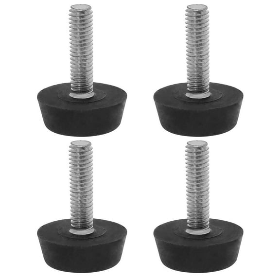 M6 x 22 x 22mm Furniture Glide Leveling Feet Floor Protector for Table Leg 4pcs