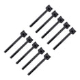 thumbnail image 1 of M6 x 30mm Thumb Screw Bolt 75mm Rod Hand Driven Spade Nylon Plastic Screws Partial Thread for RC Model Aircraft 10 Pcs, 1 of 3