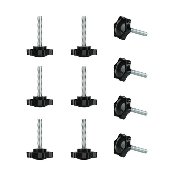 M6 x 35 x 32mm Leveling Feet Adjustable Leveler for House Cabinet Leg 10pcs