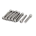 thumbnail image 1 of M6 x 35mm Thread 304 Stainless Steel Hex Socket Head Cap Screw Bolt DIN912 12pcs, 1 of 2