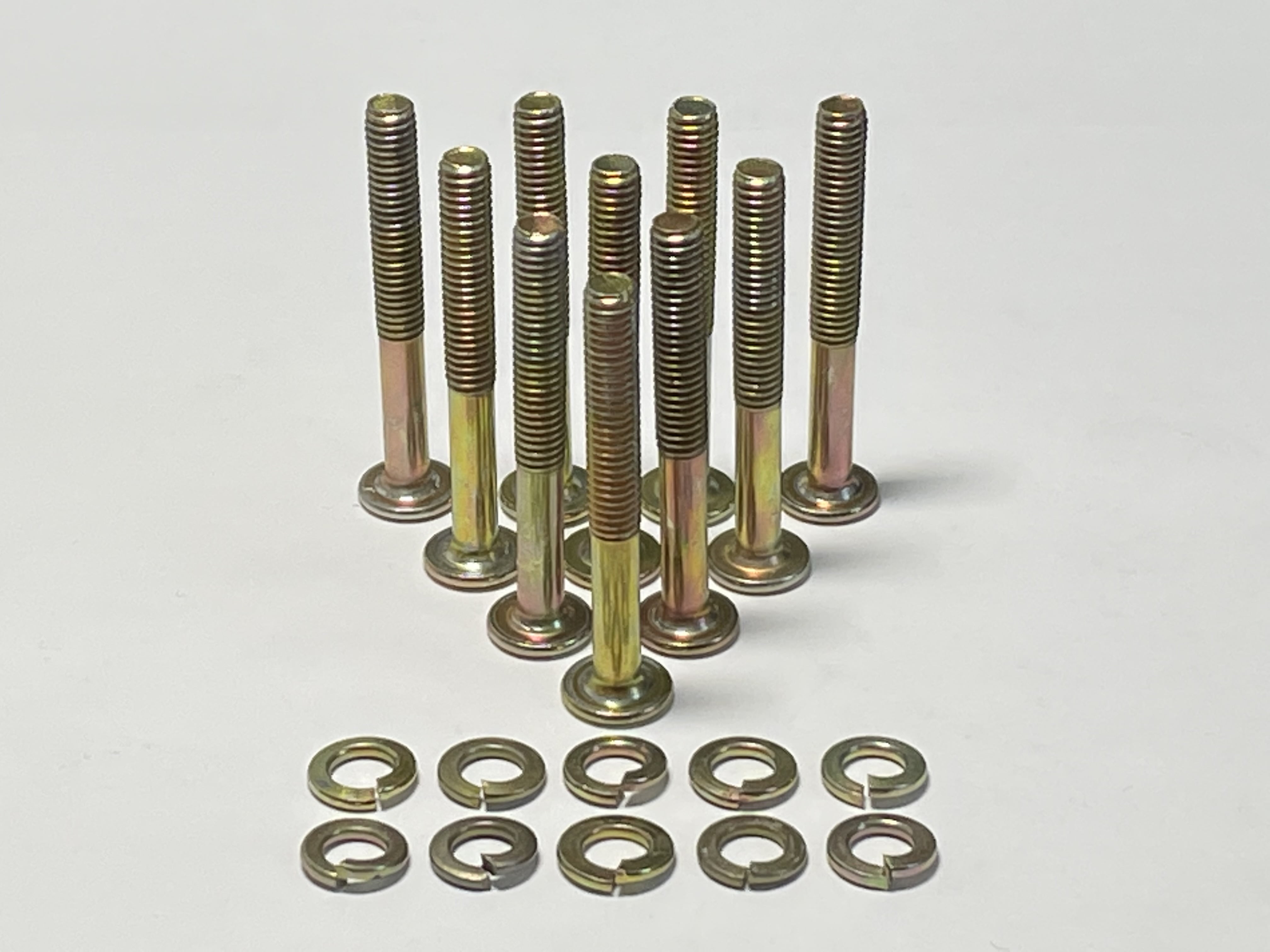 M6 x 50mm Set of 10 Hex Drive Socket Cap Screws Bolts Washers