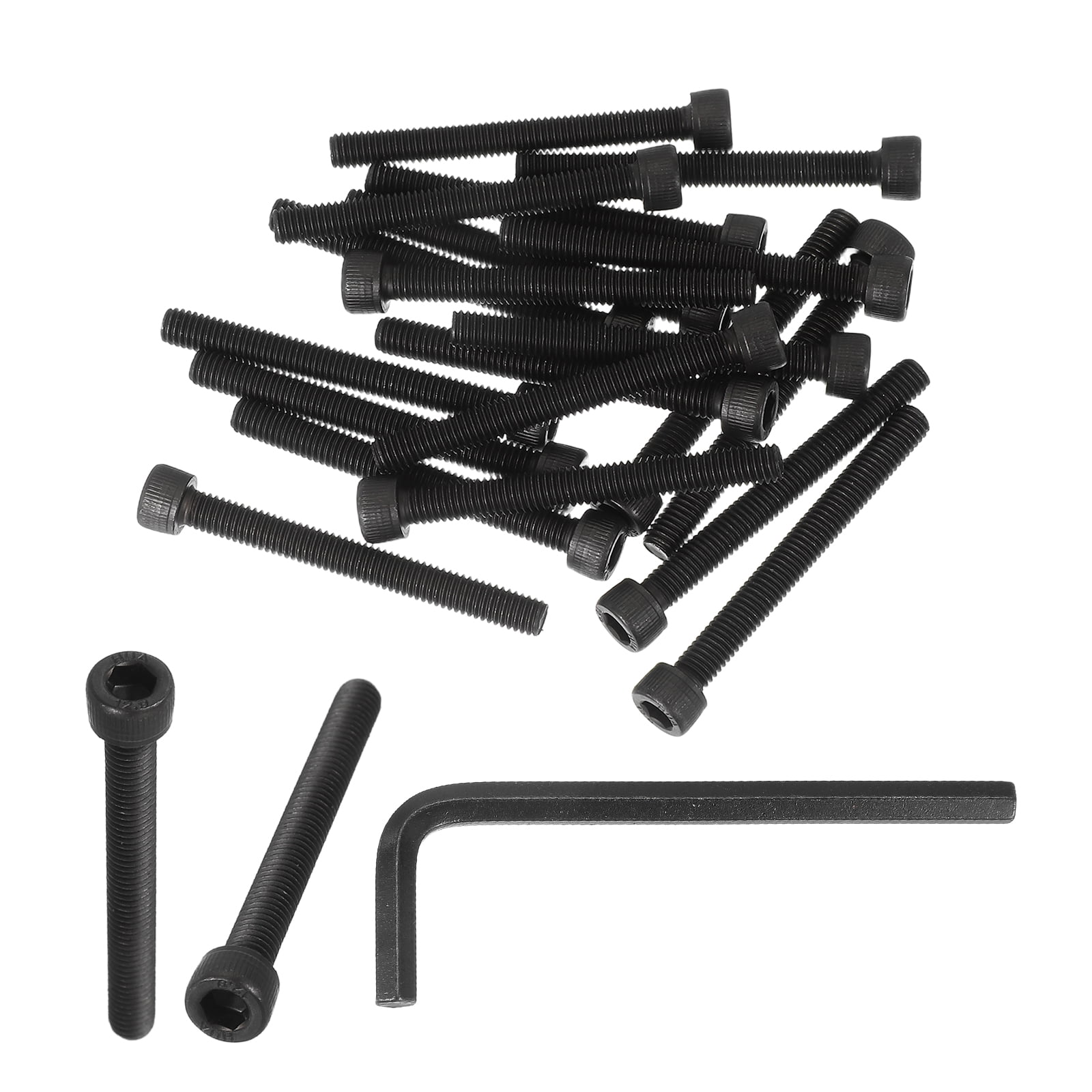 Uxcell M6 x 55mm Hex Socket Head Screws Cap Bolt, 20 pack 12.9