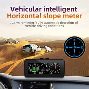 M60 Car Digital Display GPS Smart Inclinometer Tilt Pitch Angle Inclinometro Auto HUD Intelligent Slope Meter